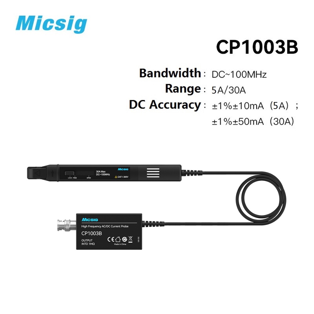 Current Probe Ac Dc 50Mhz Oscilloscope - Micsig Sondas de corrente CA/CC de