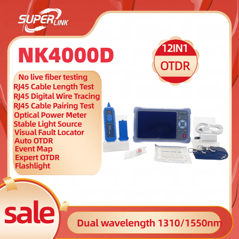 Novker 12-em-1 Mini OTDR NK400 - Optical Time Domain Reflectometer Otdr 1310 1550Nm avaliação e preço